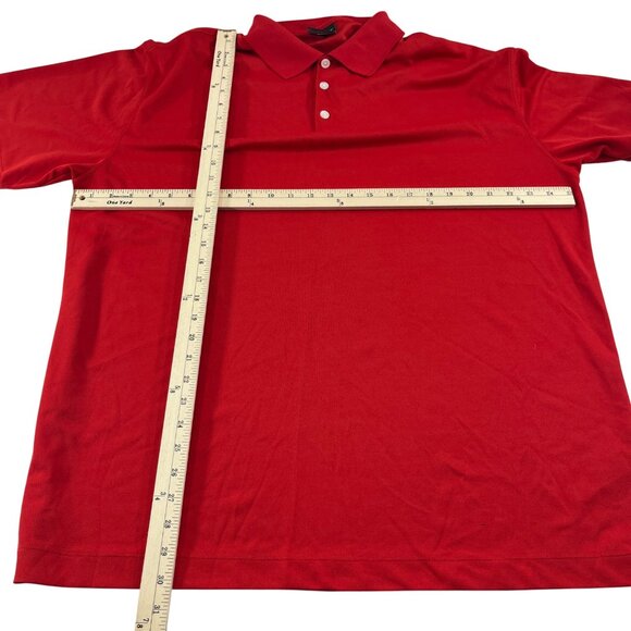 Nike Golf Dri-Fit XXL Red Polo Shirt Mens Short Sleeve - Picture 3 of 5